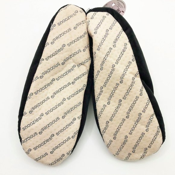 NWT Snoozies Women's Mama Needs Some Wine Non Skid Soles Large 9/10 Black - Picture 5 of 6
